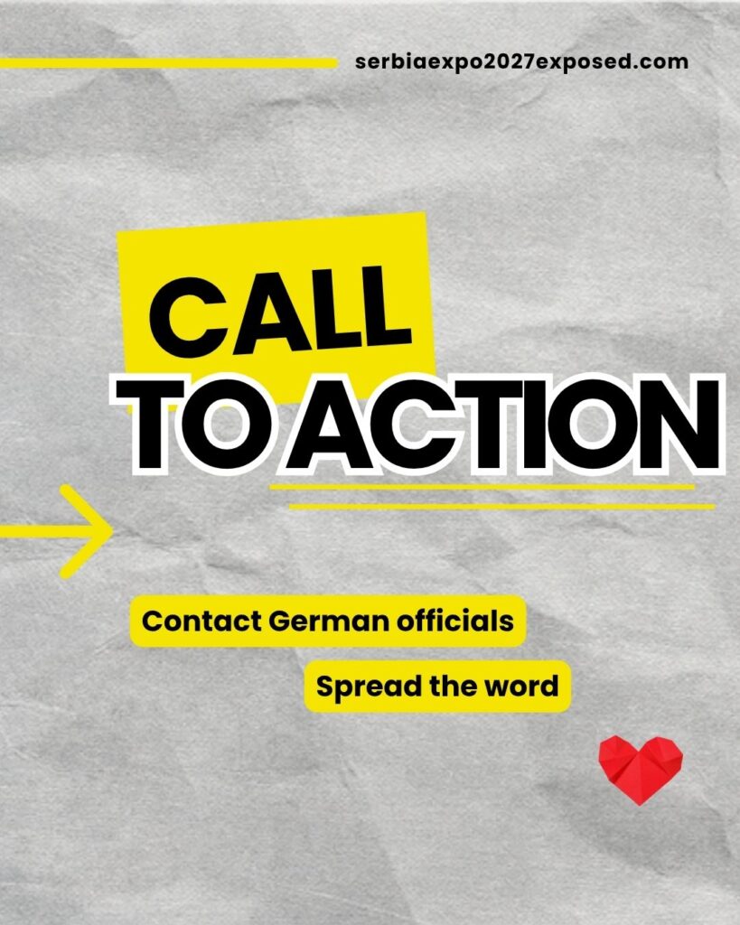 Take action Germany - EXPOsed Take action - Germany