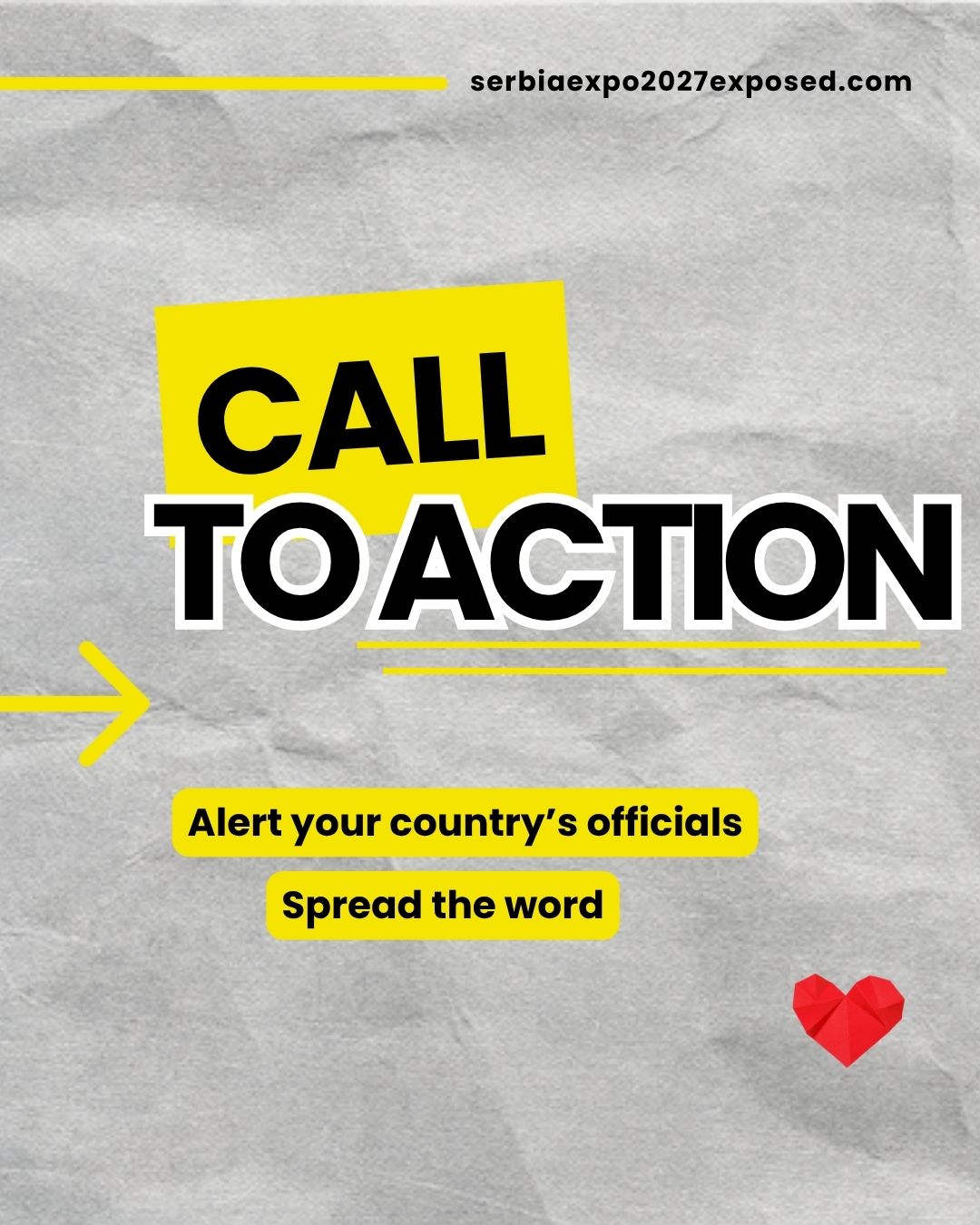 Take action starter - EXPOsed Take action - starter